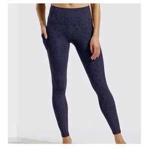 Athleta Salutation Stash Pocket Gravel Tight Size S Black Blue